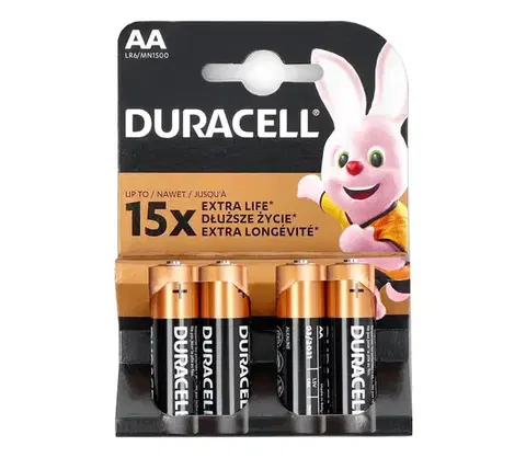 Batérie primárne Duracell Basic AA 4ks 10PP100001