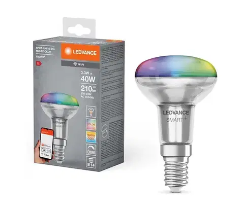 LED osvetlenie LED RGBW Stmievateľná žiarovka SMART+ E14/3,3W/230V 2700-6500K Wi-Fi - Ledvance 4058075609556