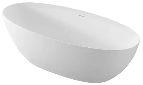 Vane POLYSAN - NOYA voľne stojaca vaňa 170x76x56cm, solid surface, biela mat 92330