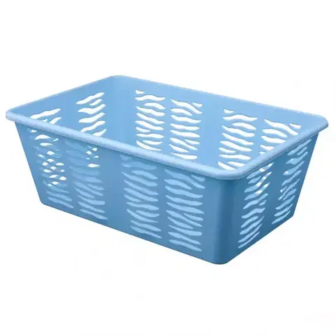 Kúpeľňové doplnky Modrý košík Zebra