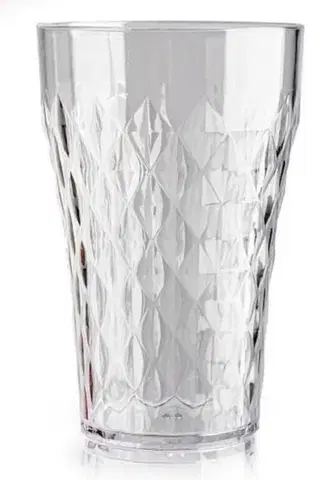 Poháre Kinekus Pohár plastový, dizajn kryštál, 500ml