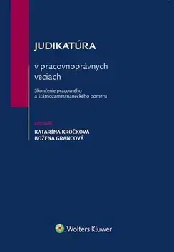 Pracovné právo Judikatúra v pracovnoprávnych veciach - Božena Grancová,Katarína Kročková