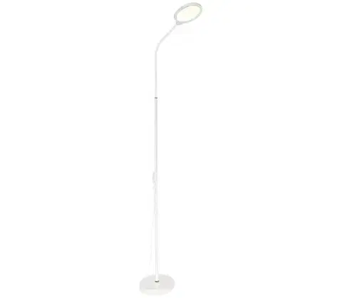Lampy Zuma Line SM-609-WH - LED Stmievateľná stojacia lampa LED/10W/230V biela SM-609-WH