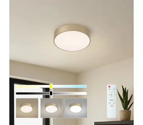 Svietidlá BRILAGI - LED stmievateľné stropné svietidlo POOL LED/24W/230V pr. 20 cm zlaté + DO BRI1010