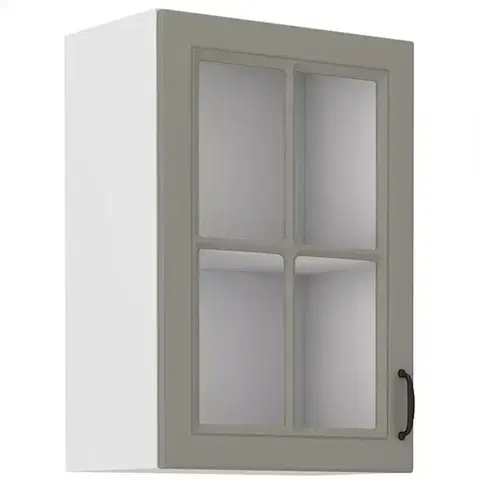 Kuchynské skrinky visiace Kuchynská skrinka Stilo claygrey/biely 40gs/72 1f