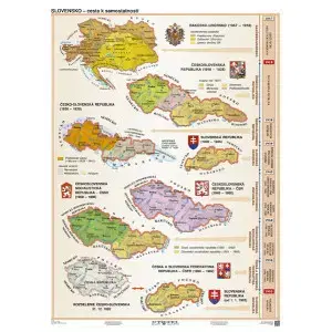 Učebnice - ostatné Slovensko – cesta k samostatnosti - A3 karta