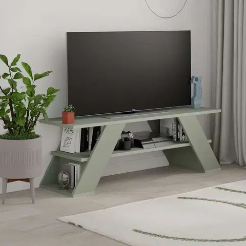 TV stolíky TV stolík Farfalla - Ash Green