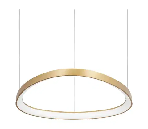 Svietidlá Ideal Lux - LED luster na lanku GEMINI LED/47W/230V 4000K priemer 61 cm CRI 90 mosadz 372174