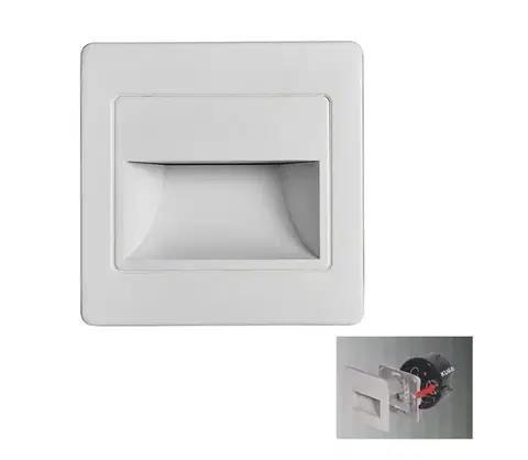 LED osvetlenie Emithor LED Schodiskové svietidlo STEP LIGHT LED/1,5W/230V biela 