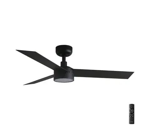 Ventilátory FARO Barcelona FARO 34289-1TW-LED Stmievateľný látor CRUISER s LED/18W/230V 2700/3000/4000K + diaľkové ovládanie 342891S