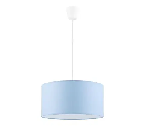 Svietidlá  Luster na lanku RONDO KIDS 1xE27/15W/230V modrá 3232