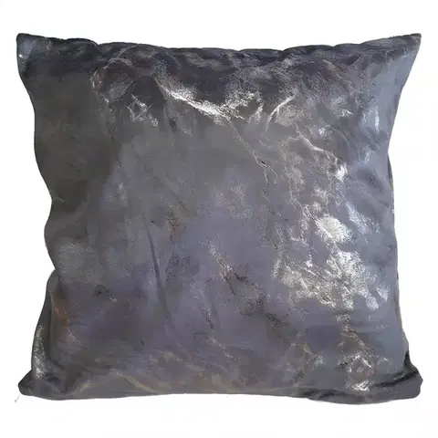 Dekoračné obliečky Obliečka Plain Velvet YX503 40x40cm šedá