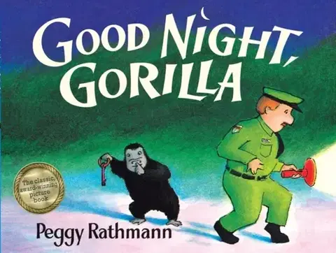 Leporelá, krabičky, puzzle knihy Good Night, Gorilla - Peggy Rathmann