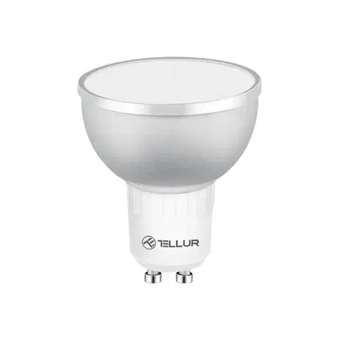 Svietidlá Tellur WiFi Smart LED RGB žiarovka GU10, 5 W, čirá, teplá biela