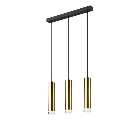 Svietidlá  Luster na lanku DIEGO 3xE27/60W/230V LM-3.124/złoto