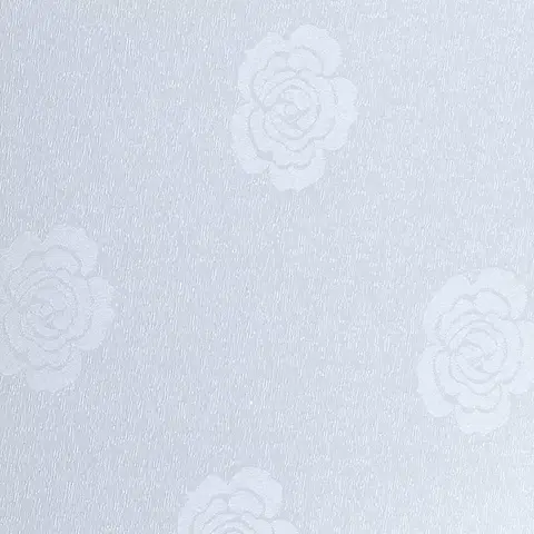 Bytový textil Obrus Ruža biela 140x200 cm odolný voči škvrnám