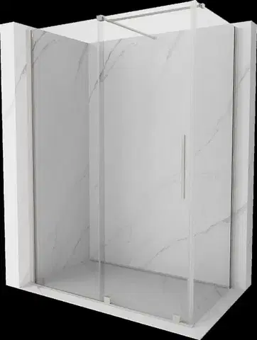 Sprchovacie kúty MEXEN/S - Velár sprchovací kút, posuvné dvere 130 x 75, transparent, nikel kefovaná 871-130-075-01-97