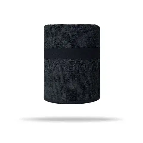 Športové uteráky GymBeam Športový uterák z mikrovlákna Large Black