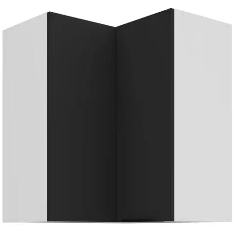 Kuchynské skrinky visiace Kuchynská skrinka Aria-Bl/Wh Anti Fingerprint 60x60 Gn-72 2f (90°)
