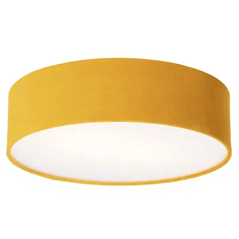 Stropné osvetlenie Inteligentné stropné svietidlo okrové 40 cm vrátane 2 Wifi A60 - Drum