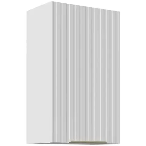 Kuchynské skrinky visiace Kuchynská Skrinka Tuluza 40G-72 1F biely mat lamel