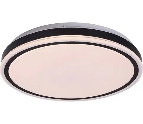 Svietidlá Rabalux 71412 - LED stmievateľné stropné svietidlo CORLET 20W/230V 3000-6500K pr.38,5cm čierne + diaľkové ovládanie 71412
