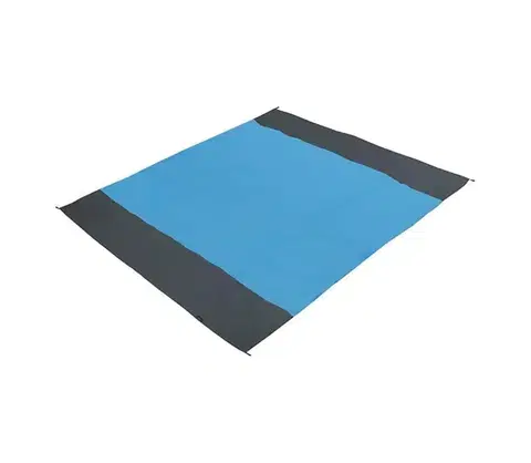 Camping a outdoor  Plážová podložka 200x200 cm modrá/šedá 13570