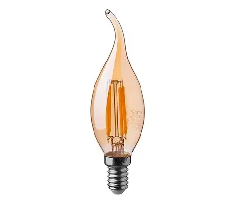 LED osvetlenie  LED Žiarovka FILAMENT AMBER E14/4W/230V 2200K 217114
