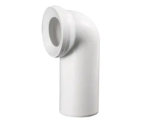 Svietidlá Bruckner - Koleno 90° dopojenie k WC 11 cm biela 159.314.0