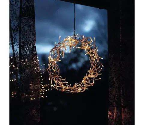 Vianočné dekorácie Eglo 411012 - LED Vianočná dekorácia CURLY 80xLED/0,064W/30/230V 411012