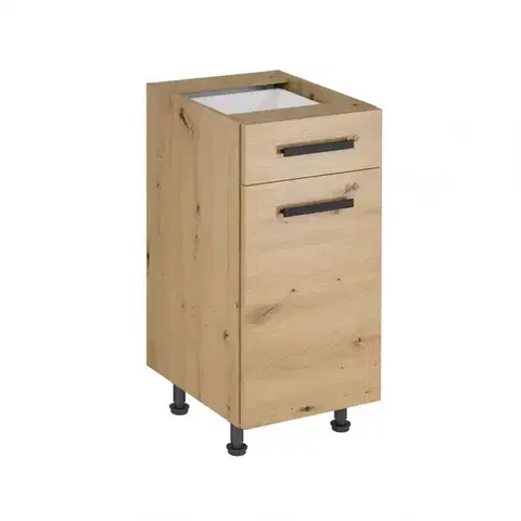 Kuchynské skrinky stojace Skrinka do kuchyne Langen d40s1 úchyt dub artisan