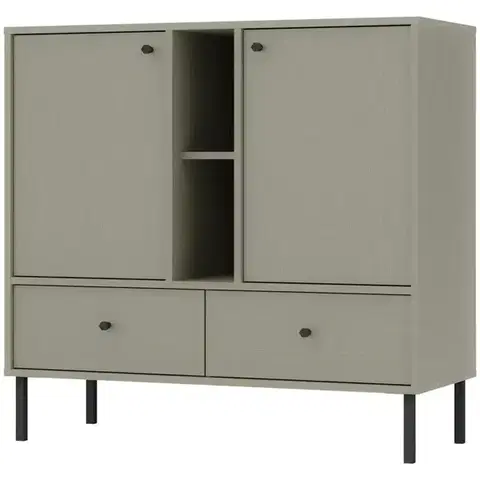 Komody do spálne Komoda Tokyo 2  2F 2S eukalyptus 825