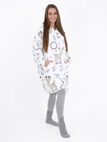 Dámske mikiny MKLozkoviny.sk Baránková mikina mikroplyš – Bambi veľkosť M