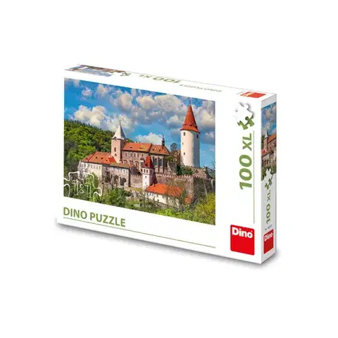 XL dieliky Puzzle Hrad v Křivoklát 100 XL