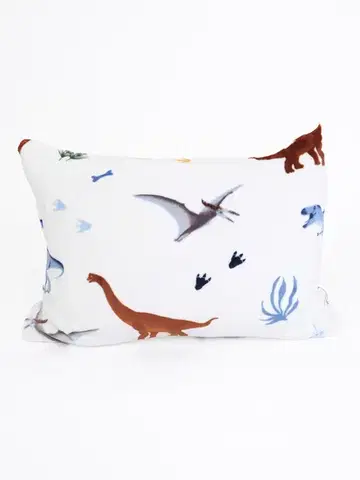 Dekoračné obliečky MKLozkoviny.sk Obliečka na vankúš mikroplyš Exclusive 40 × 60 cm - Dinosaury-  -