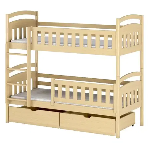 Poschodové postele Posteľ Ignas 80x160 pine
