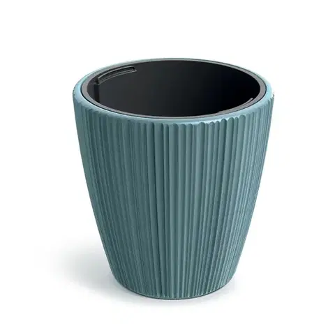 Kvetináče a truhlíky DBOR400-5415C plastový kvetináč 39 cm škandinávska modrá