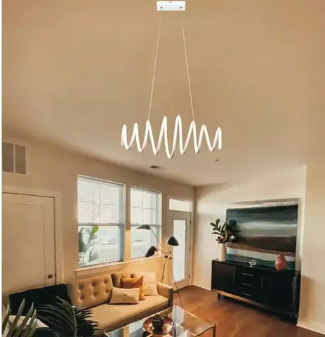 Moderné lampy do obývačky Luster SPIRA LED AS-40W00 LW1