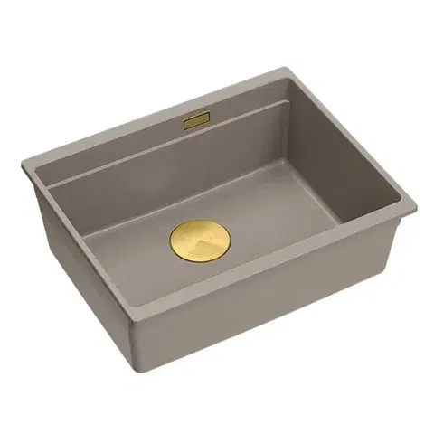 Kuchynské drezy Quadron Quadron - Granitový drez Logan 100 Beige Meď HQJ6045U4_PVDC1_U