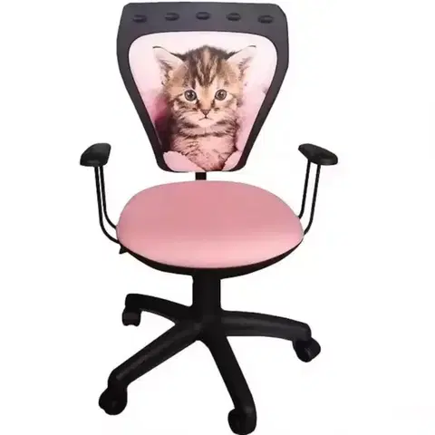 Otočné kreslá Kancelárska stolička Ministyle mačiatko