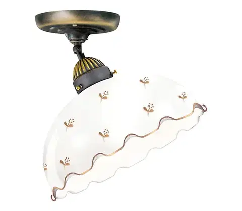 Svietidlá Kolarz 731.10.161-Prisadený luster NONNA 1xE27/75W/230V, priemer 30 cm, kvetinový dizajn, ružové zlato 731.10.161