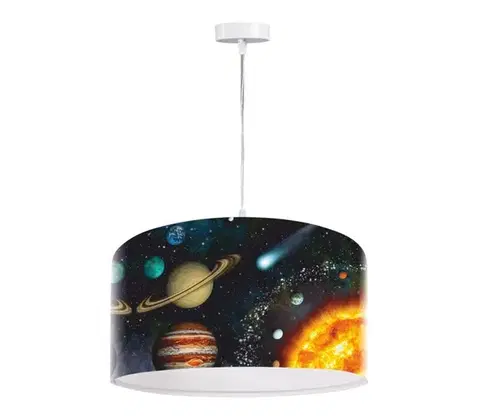Svietidlá  Detský luster na lanku KIDS 1xE27/60W/230V foto-175-40cm