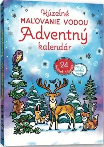 Pre deti a mládež - ostatné Kúzelné maľovanie vodou: Adventný kalendár
