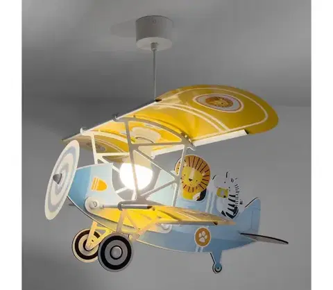 Svietidlá Dalber 54602 - Detský luster LITTLE LION 1xE27/15W/230V 54602
