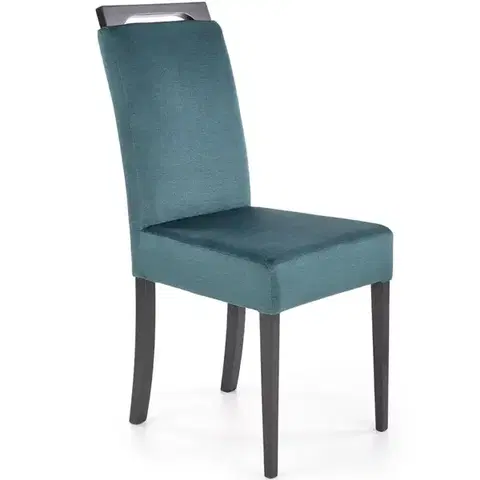 Kuchynské stoličky Stolička CLARION zelená monolith 37/riviera