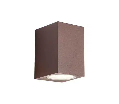 LED osvetlenie Redo 90528 - LED Vonkajšie nástenné svietidlo BRIO LED/6W/230V 3000K IP54 hnedá 90528