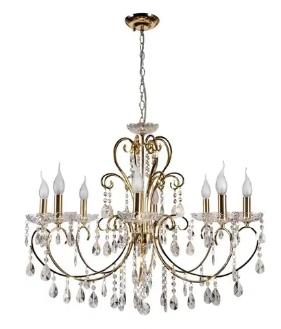 Svietidlá Závesná lampa AURORA 8xE14 luster Candellux