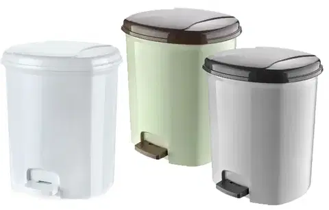 Koše odpadkové MAKRO - Kôš odpadkový 14 l šlapací rôzne farby, umelá hmota
