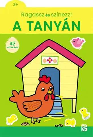 Nalepovačky, vystrihovačky, skladačky Ragassz és színezz! A tanyán