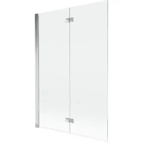Sprchové dvere MEXEN - MIST vaňová zástena 120x150 cm 6mm 2-s, chróm, číra, ľavá 8A9-120-002-01-00-L
